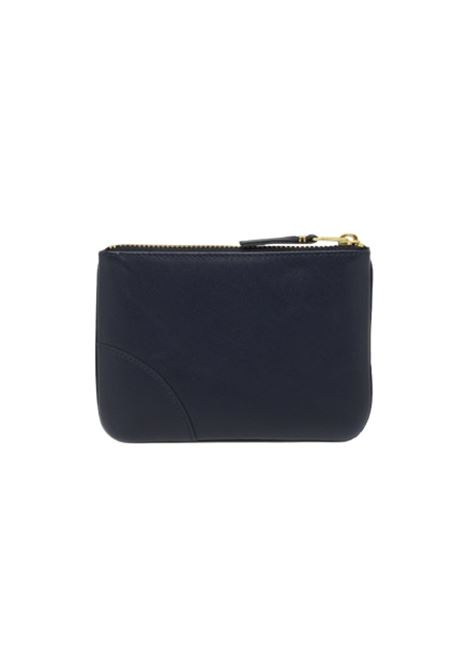 zip wallet unisex navy COMME DES GARÇONS WALLET | SA8100NAVY